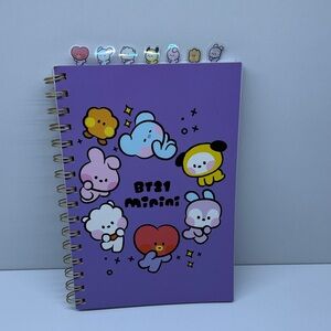 BT21 Purple Spiral Notebook